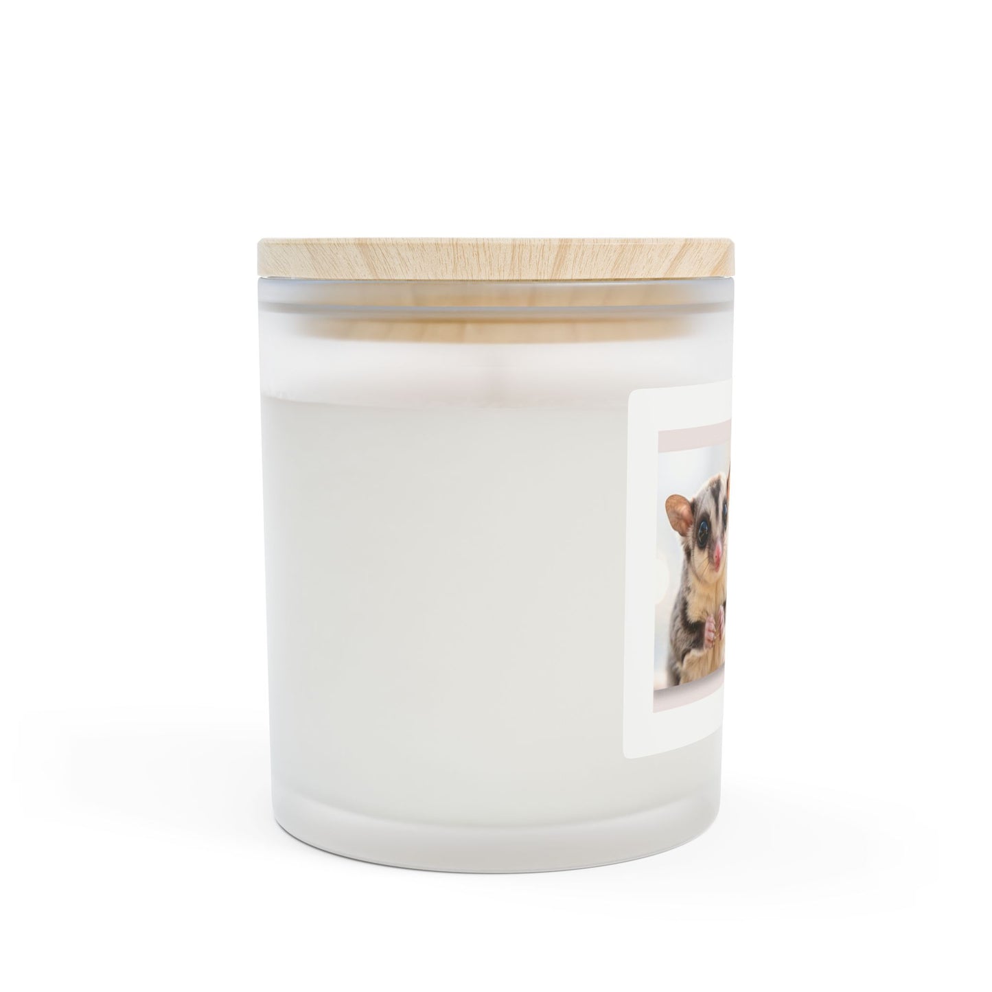 My Tiny Best Friend Frosted Glass Candle — 11oz Pet Lover Scented Candle