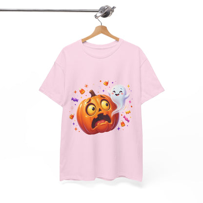 Halloween Pumpkin & Friendly Ghost T-Shirt
