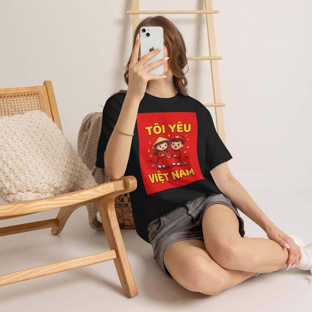 T-Shirt - "Tôi Yêu Việt Nam" Cute Couple Vietnam Pride Tee