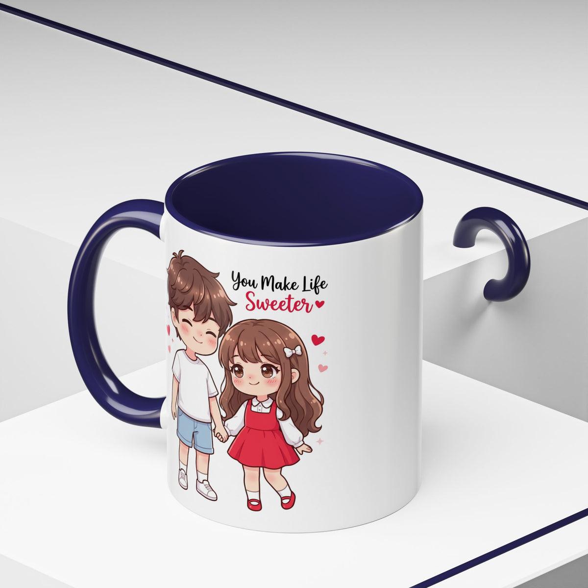 You Make Life Sweeter Couple Coffee Mug