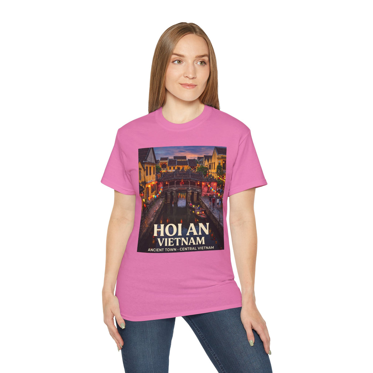 Hoi An Vietnam Travel T-Shirt — Ancient Town Night Scene Tee