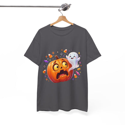 Halloween Pumpkin & Friendly Ghost T-Shirt