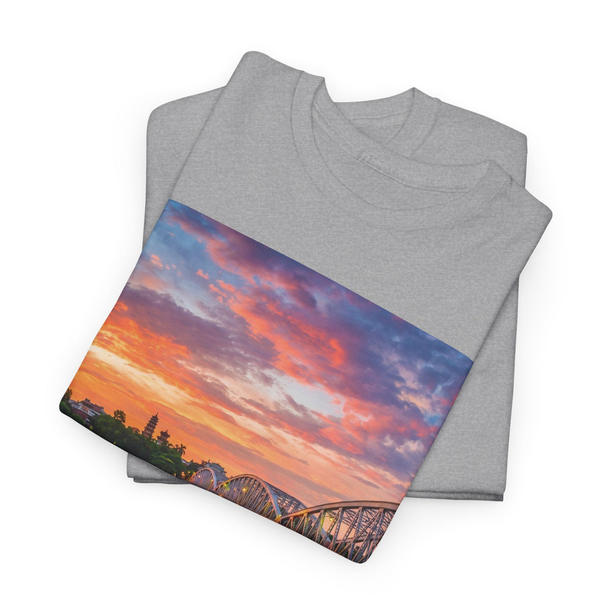 Hue Vietnam Sunset T-Shirt - Scenic Travel Souvenir Tee