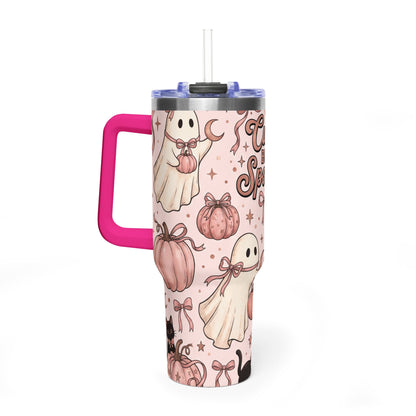 Cute But Spooky Ghosts & Pumpkins 40oz Tumbler