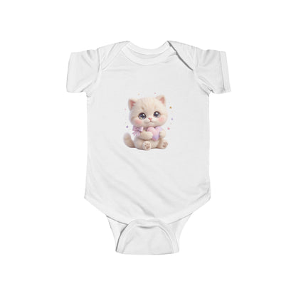 Cute Kitten Baby Bodysuit – Adorable Plush Cat Infant Onesie