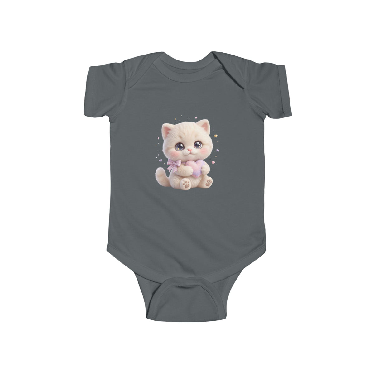 Cute Kitten Baby Bodysuit – Adorable Plush Cat Infant Onesie