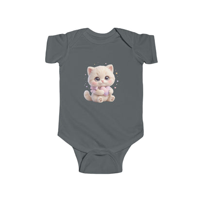 Cute Kitten Baby Bodysuit – Adorable Plush Cat Infant Onesie