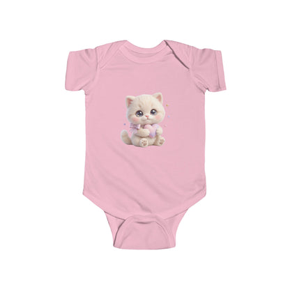 Cute Kitten Baby Bodysuit – Adorable Plush Cat Infant Onesie