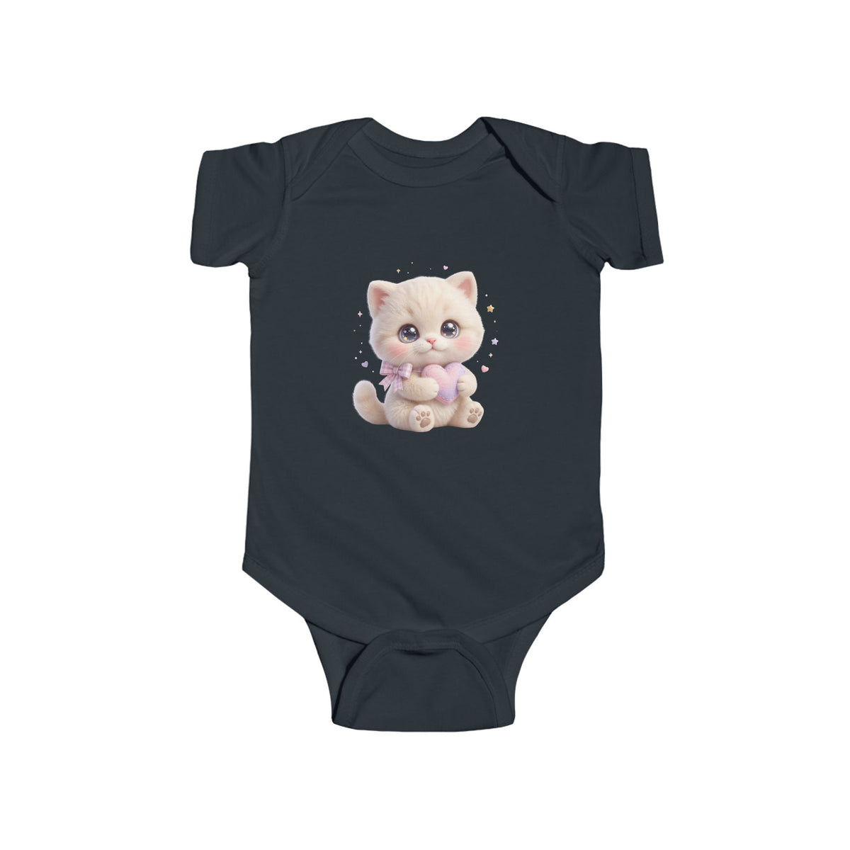 Cute Kitten Baby Bodysuit – Adorable Plush Cat Infant Onesie