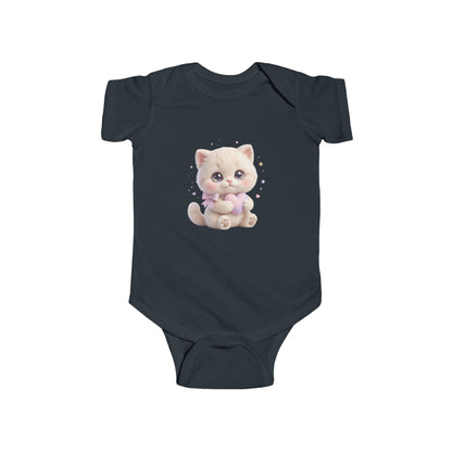 Cute Kitten Baby Bodysuit – Adorable Plush Cat Infant Onesie