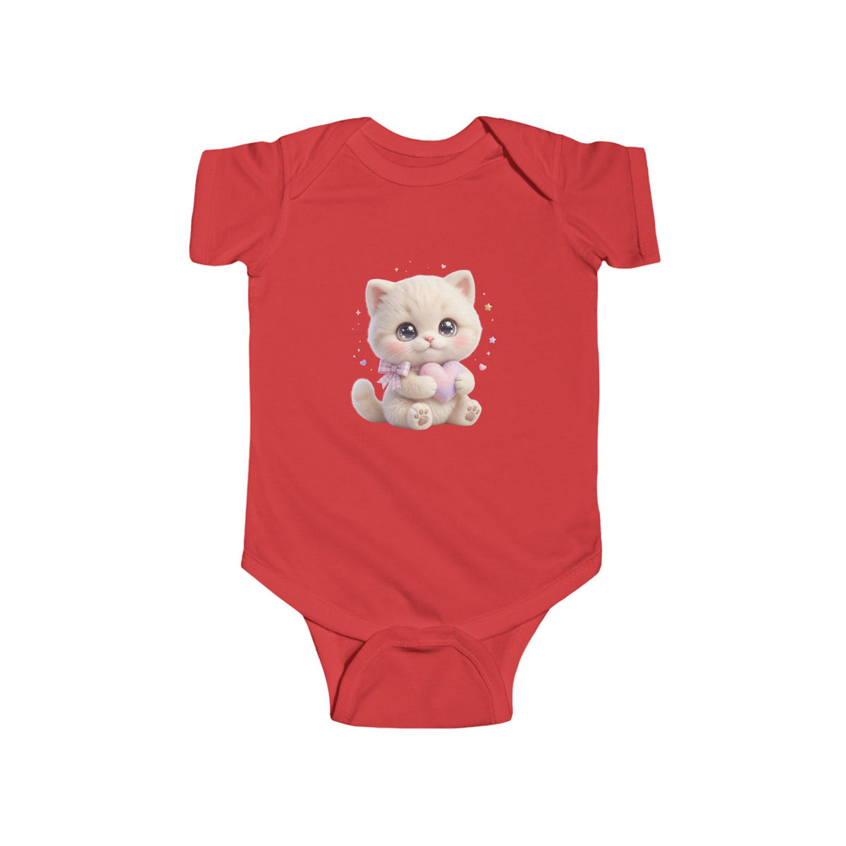Cute Kitten Baby Bodysuit – Adorable Plush Cat Infant Onesie