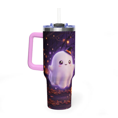 Cute Halloween Ghost 40oz Vacuum Thermal Tumbler