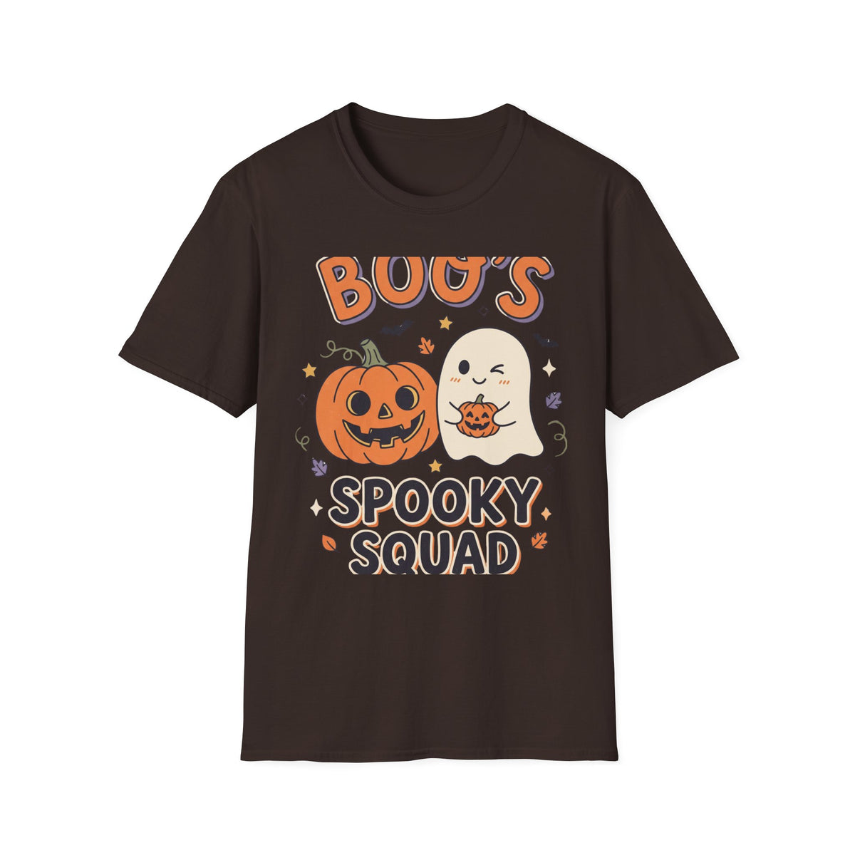 Halloween Ghost & Pumpkin T-Shirt — "Boo's Spooky Squad" Cute Halloween Tee