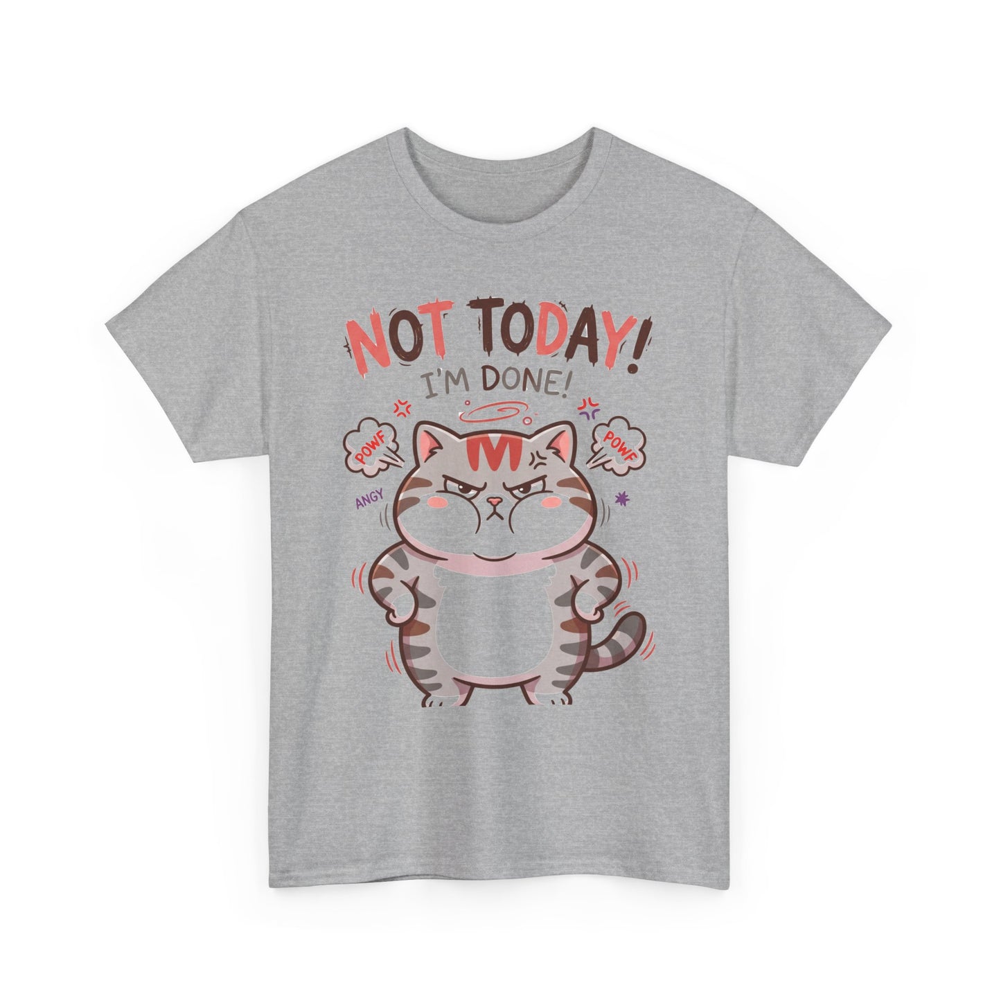 Not Today! I’m Done Cat T-Shirt