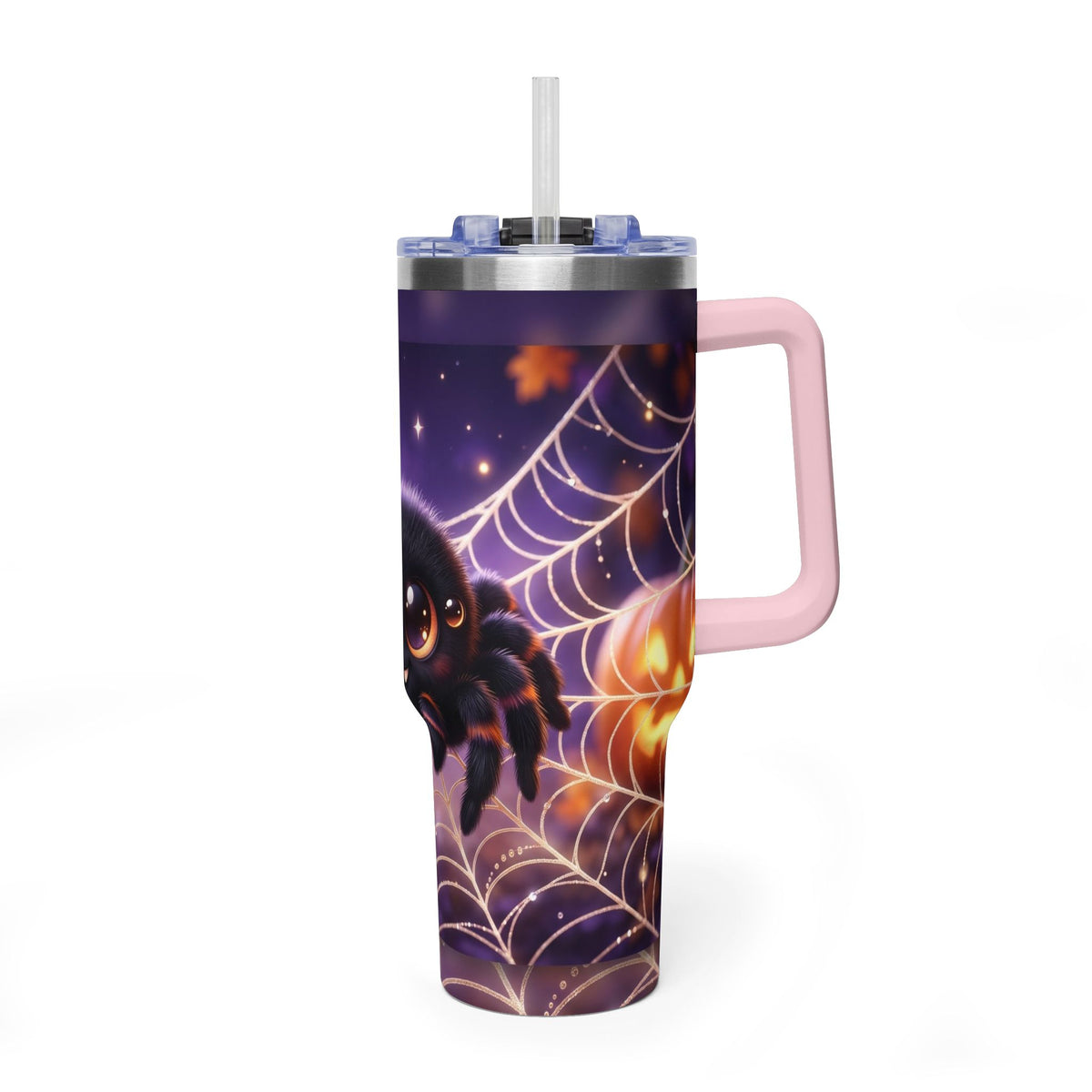 40oz Spider Web Moon Tumbler