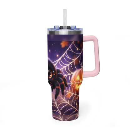 40oz Spider Web Moon Tumbler