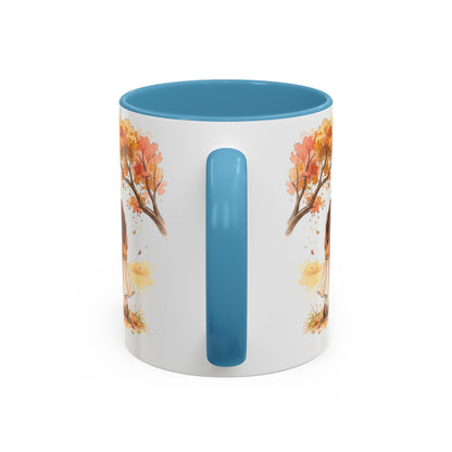 Autumn Couple Under Tree Coffee Mug