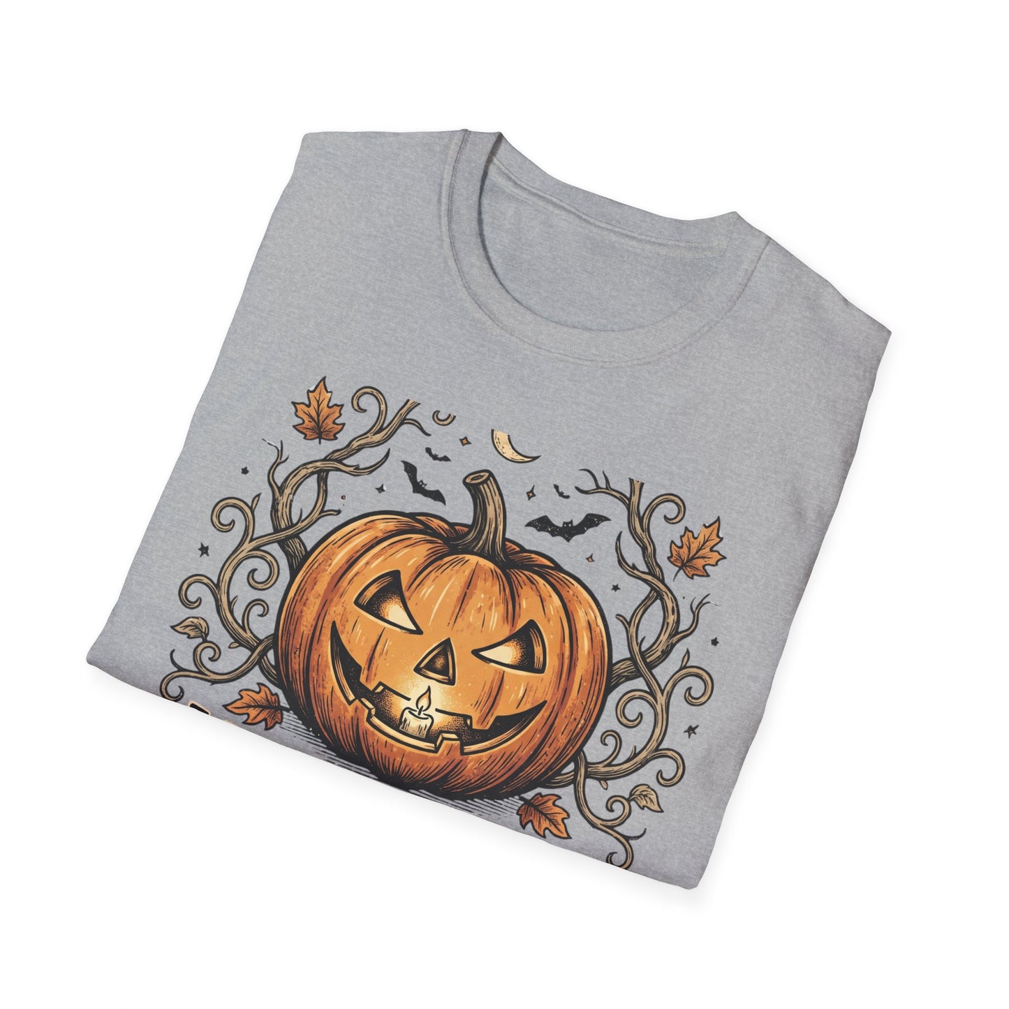 Halloween Pumpkin T-Shirt — Haunted Harvest "Halloween Nights" Graphic Tee