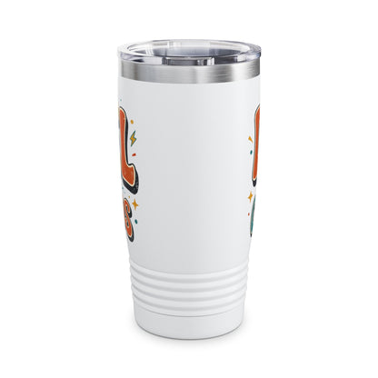 20oz Tumbler – Dad Fuel Coffee & Chill Travel Cup