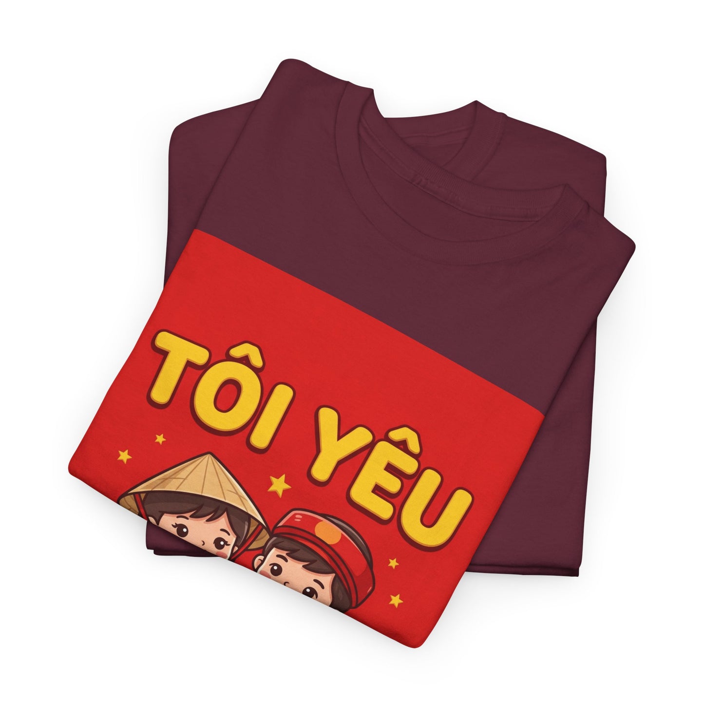 T-Shirt - "Tôi Yêu Việt Nam" Cute Couple Vietnam Pride Tee