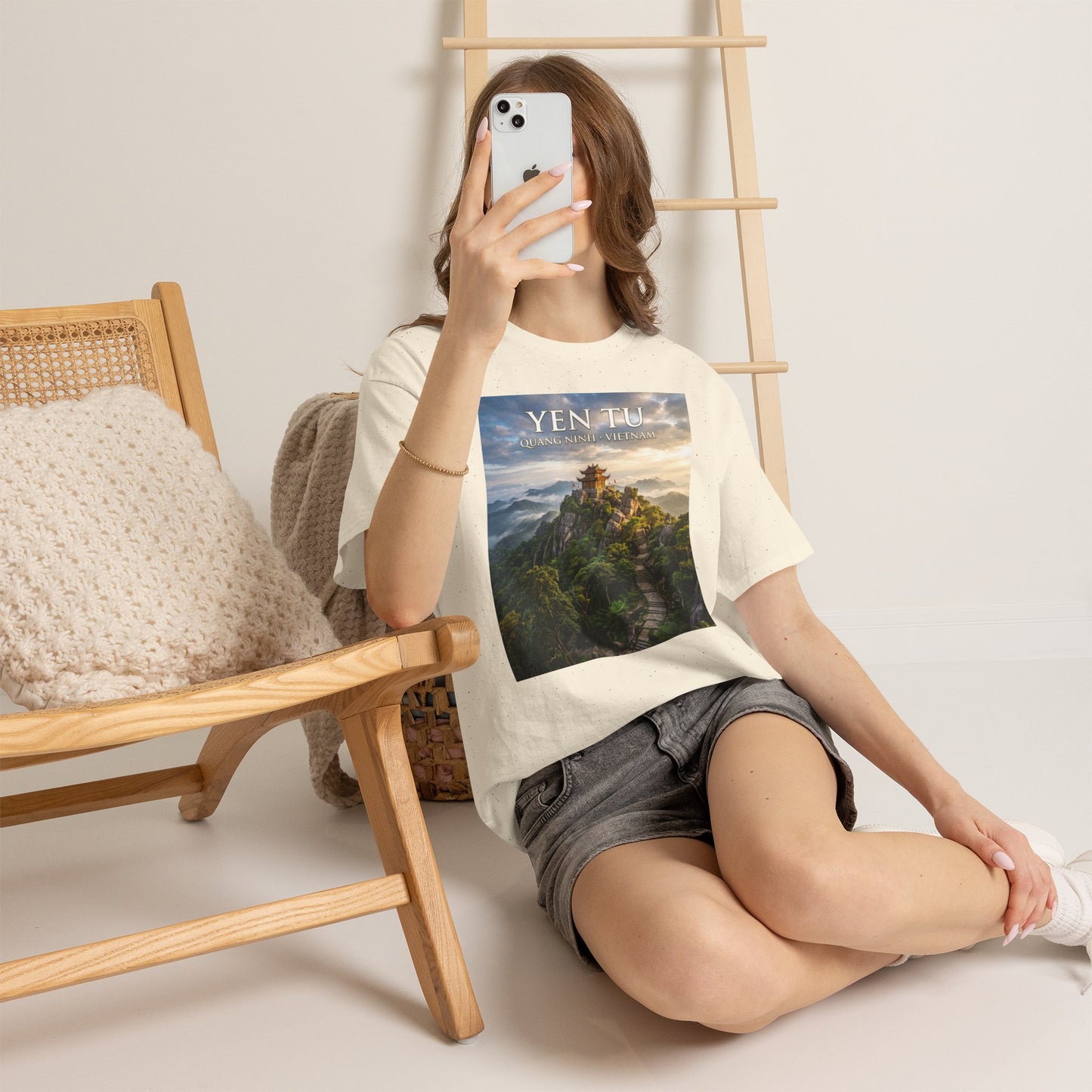 Yen Tu Mountain Scenic Tee – 'YEN TU: Listen to the Silence' Travel Photography T-Shirt