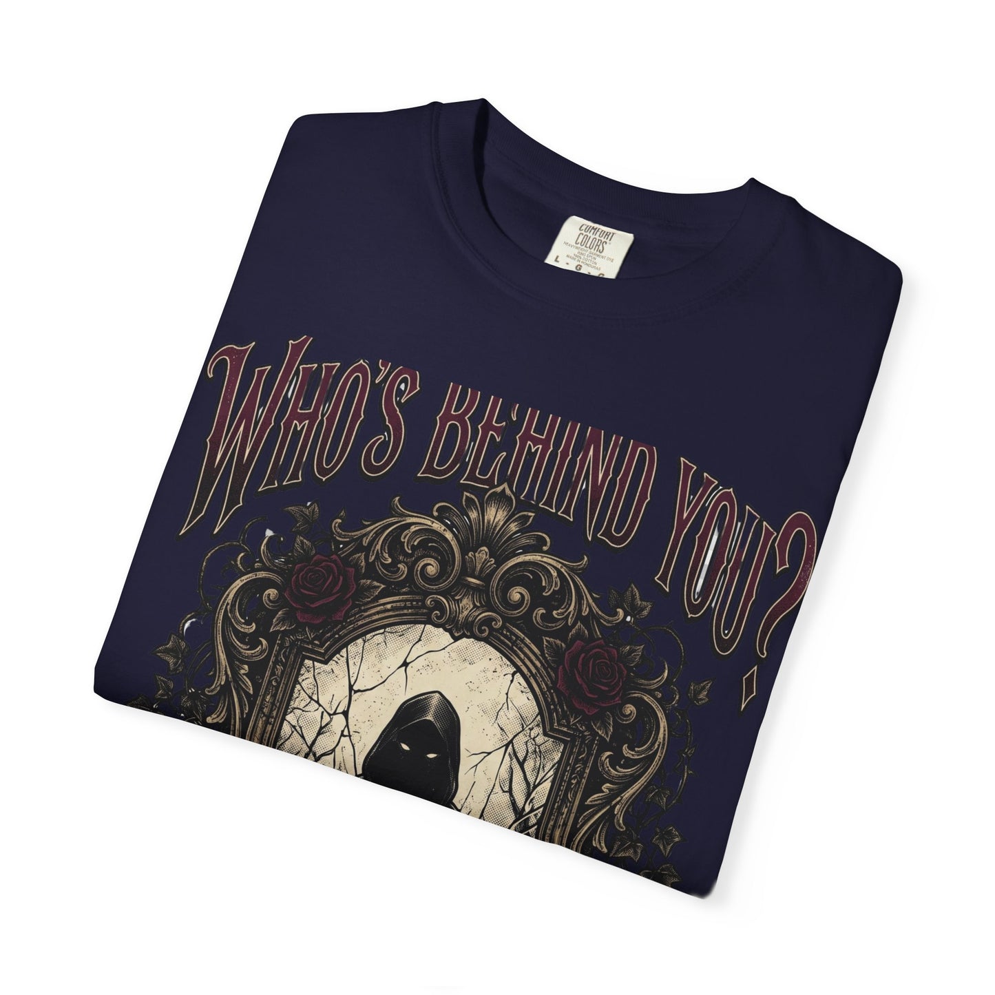 Who's Behind You? Gothic Grim Reaper T-Shirt