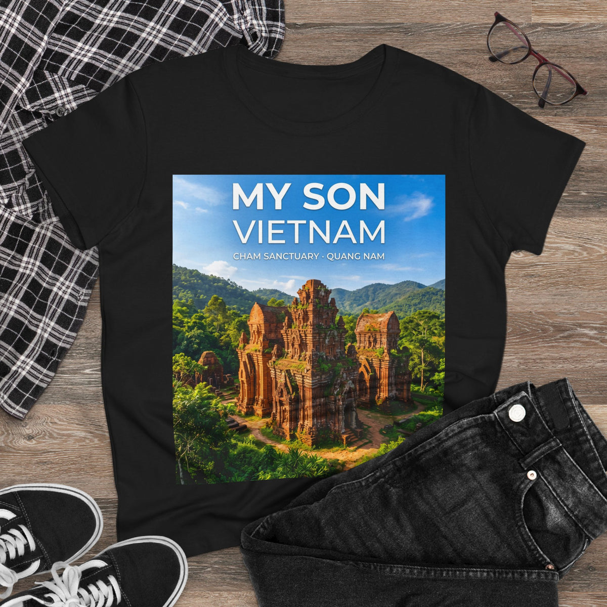 My Son Vietnam Travel Tee — My Son Sanctuary Photo T‑Shirt