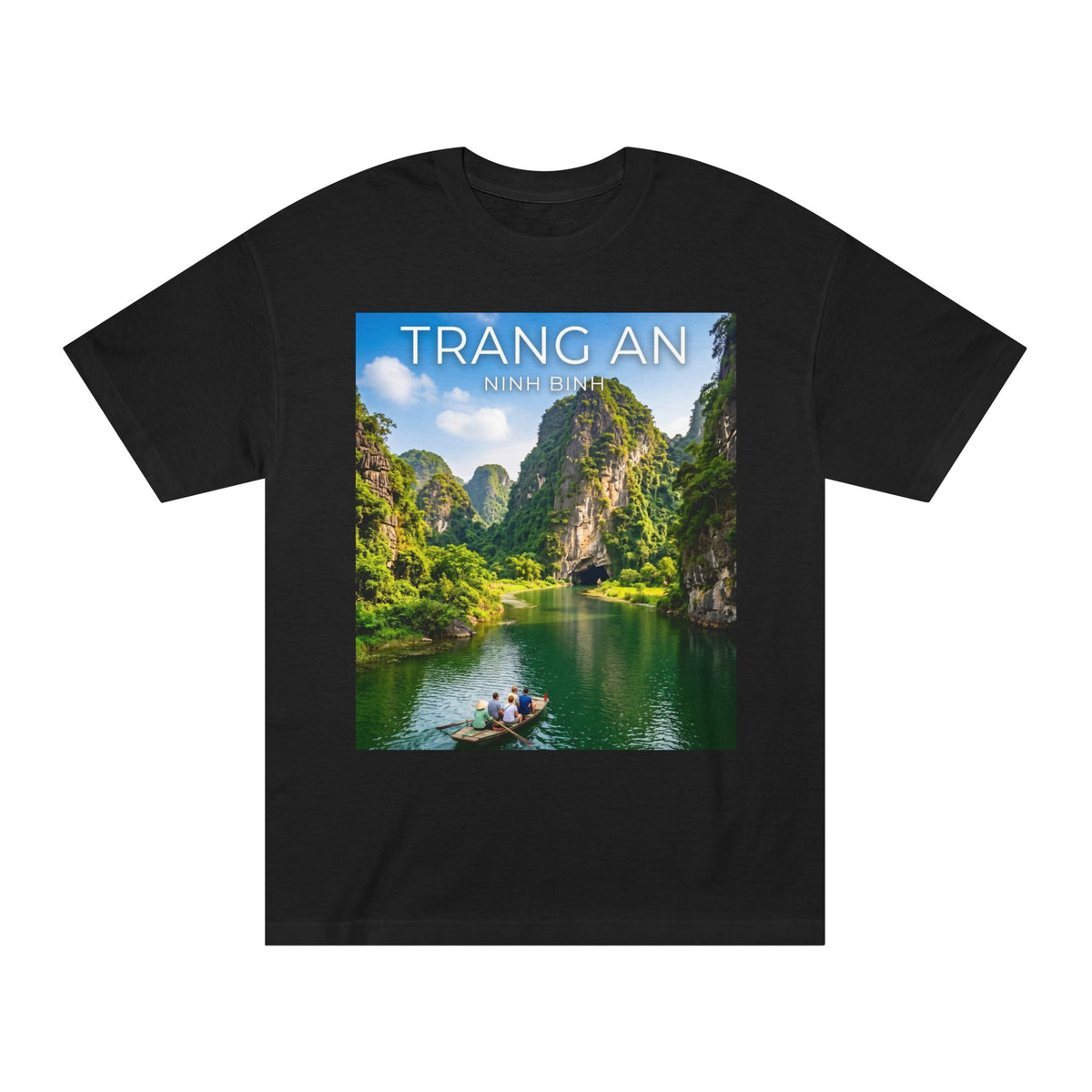 Trang An Vietnam Scenic Tee — Ninh Binh Travel Poster T-Shirt