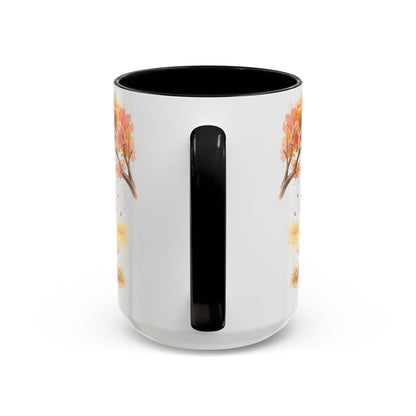 Autumn Couple Under Tree Coffee Mug