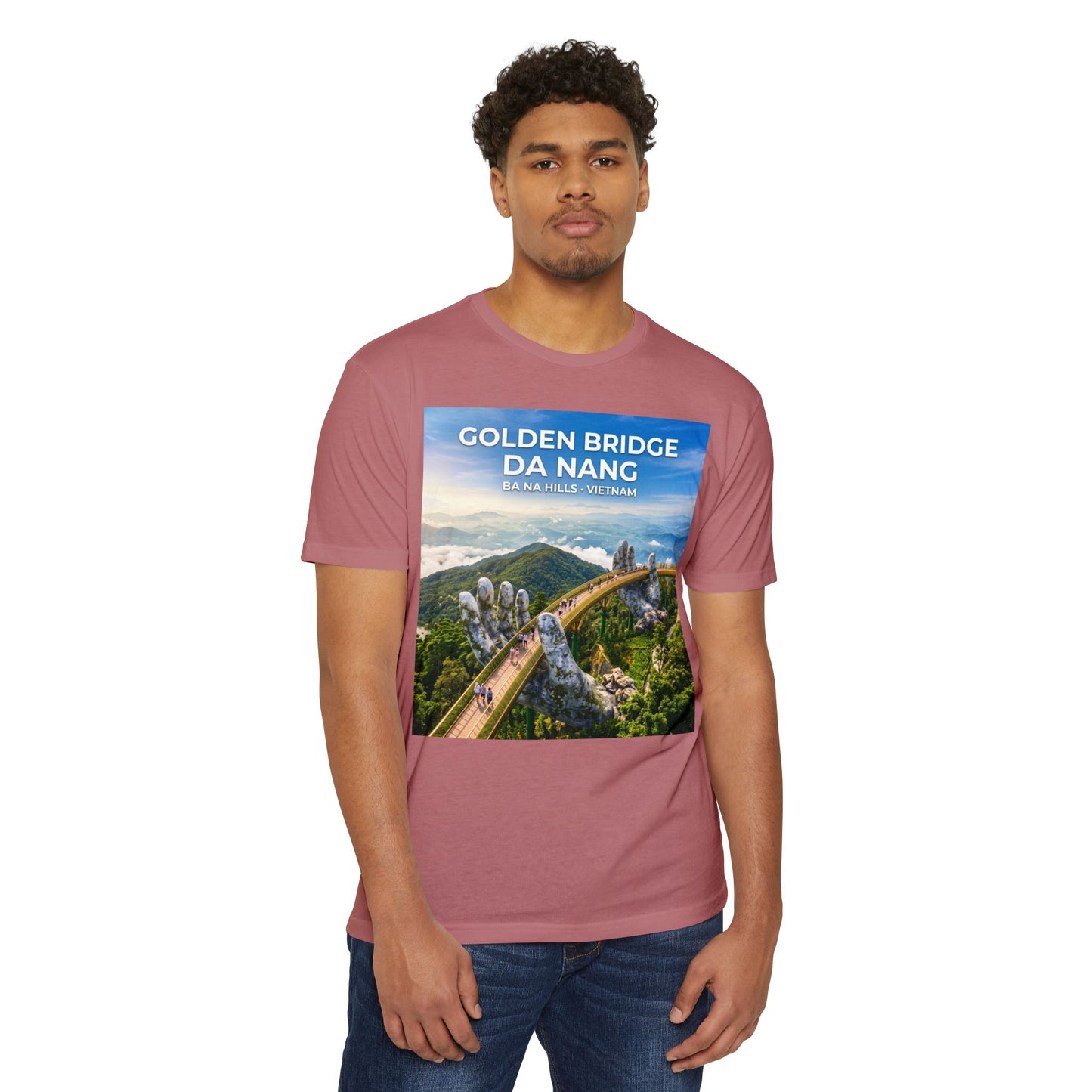 Golden Bridge Da Nang T-Shirt — Vietnam Travel Souvenir Tee