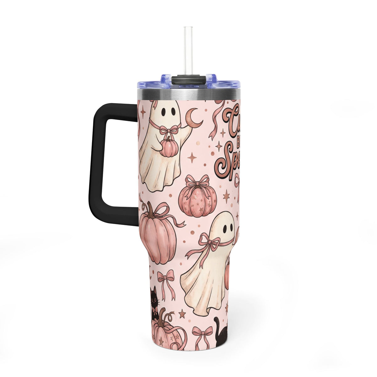 Cute But Spooky Ghosts & Pumpkins 40oz Tumbler