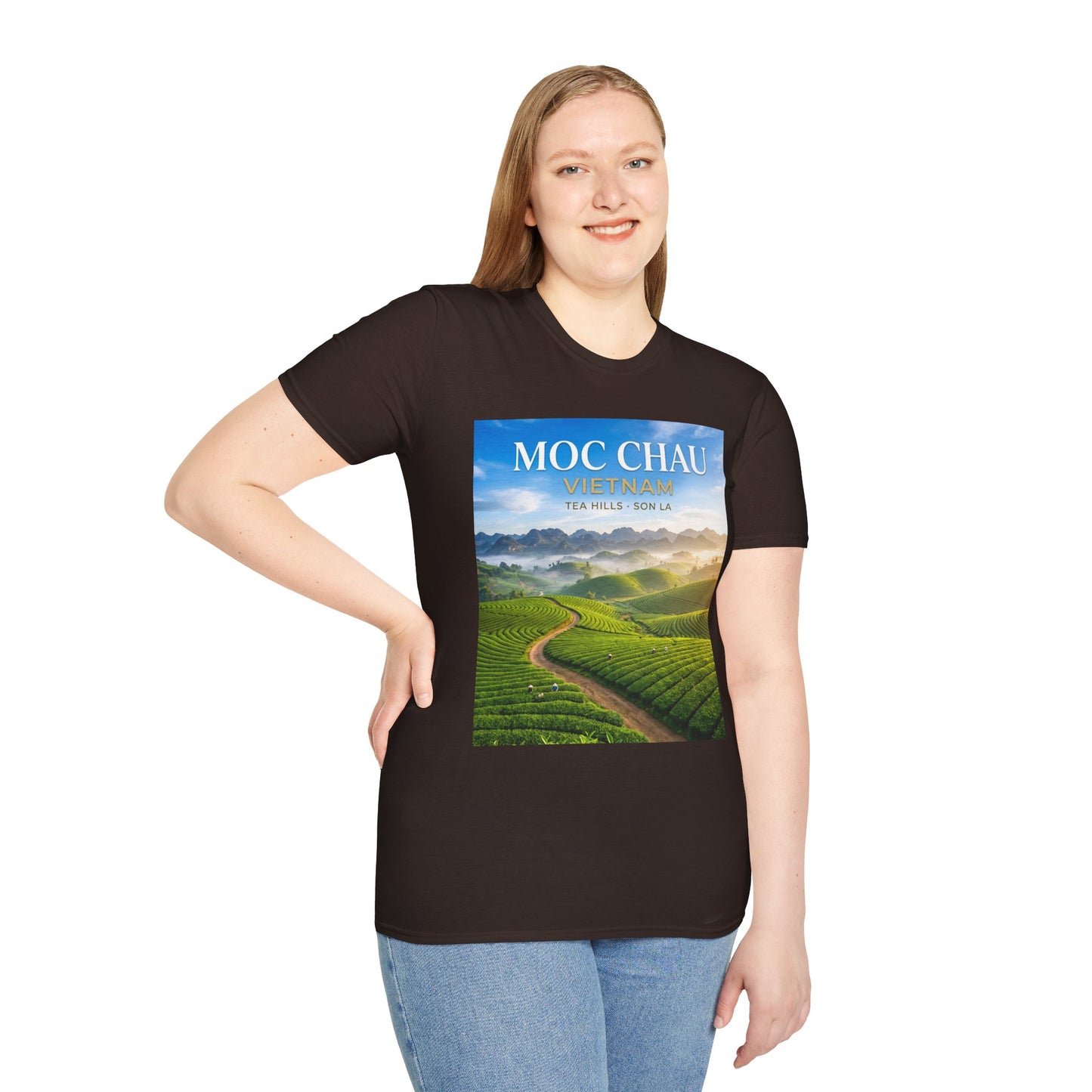 Moc Chau Vietnam Tee – Tea Hills of Son La Scenic Travel T-Shirt