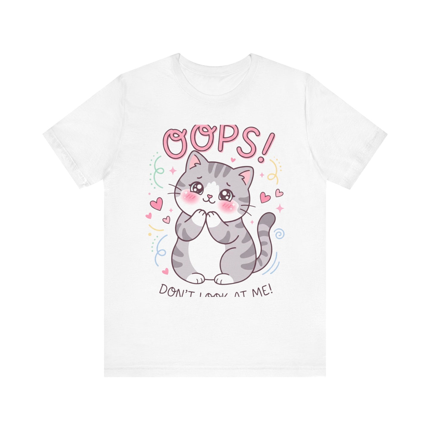 Oops! Don’t Blame Me Cute Kitten T-Shirt