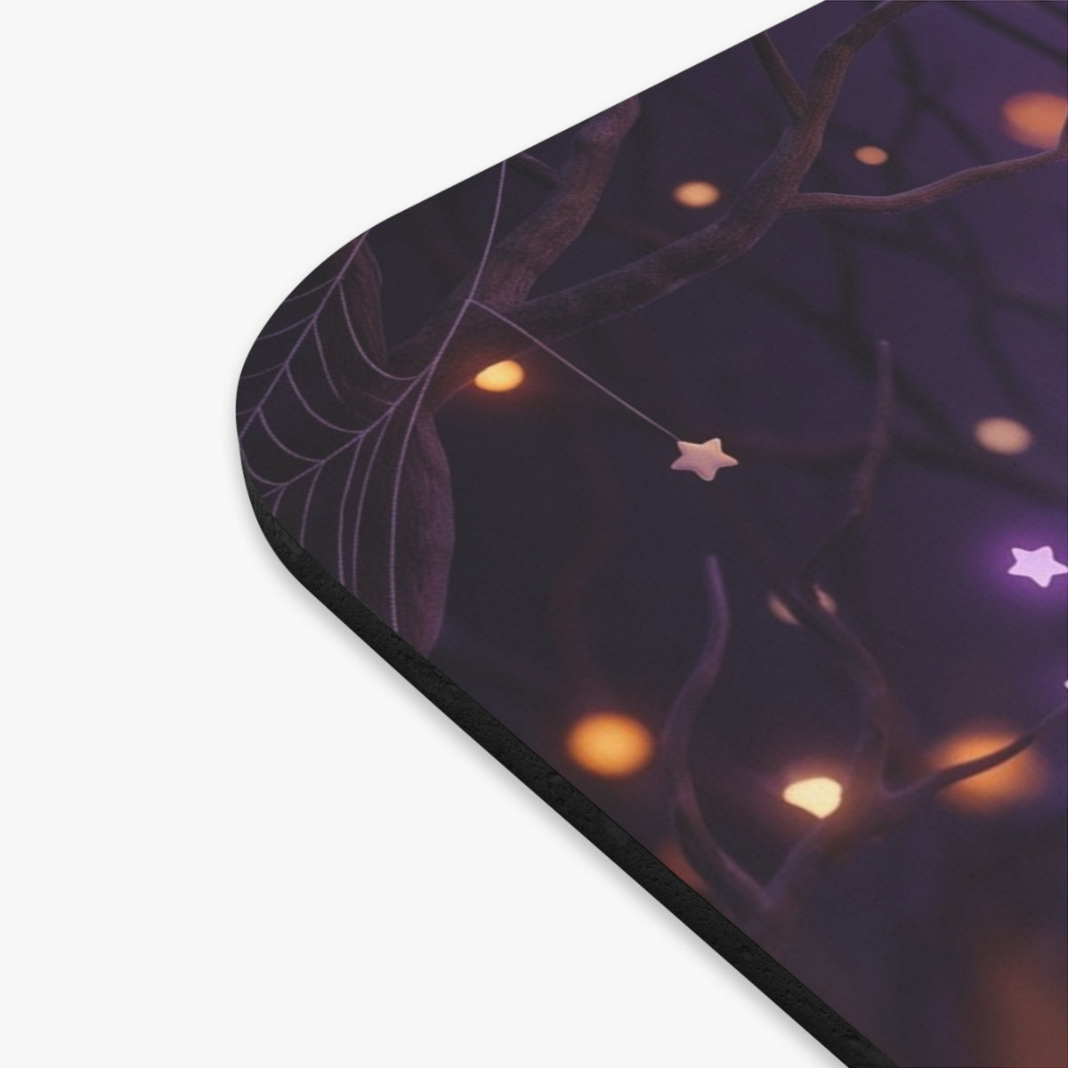 Cute Halloween Ghost Mouse Pad — Kawaii Spooky Night Desk Mat with Pumpkin