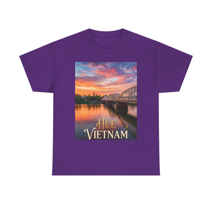 Hue Vietnam Sunset T-Shirt - Scenic Travel Souvenir Tee