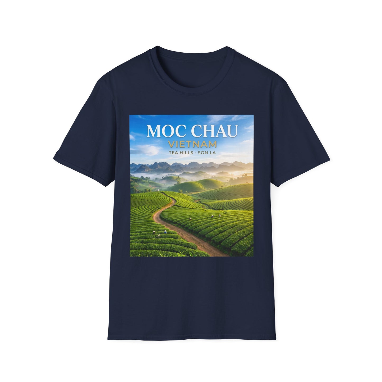 Moc Chau Vietnam Tee – Tea Hills of Son La Scenic Travel T-Shirt