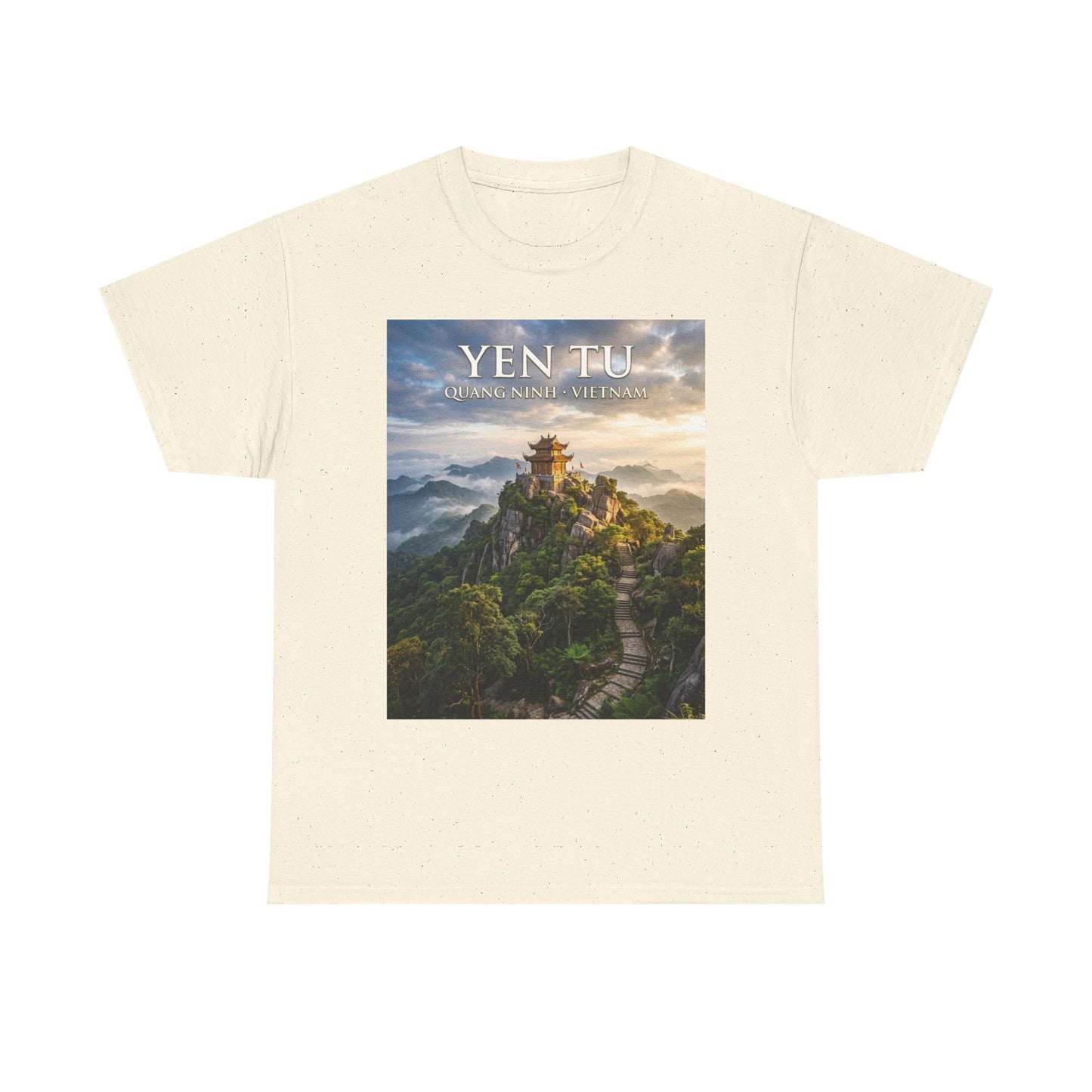 Yen Tu Mountain Scenic Tee – 'YEN TU: Listen to the Silence' Travel Photography T-Shirt