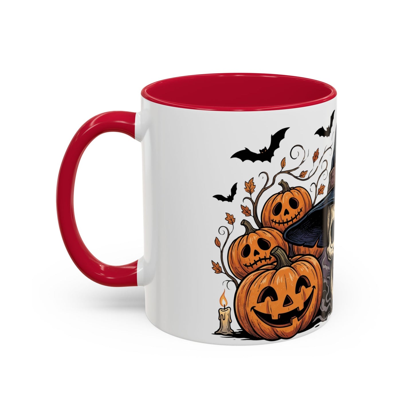 Halloween Skull & Jack-o'-Lantern Mug (11oz/15oz)