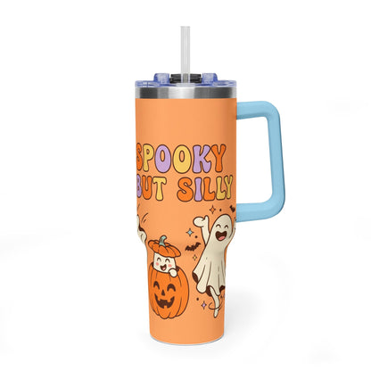 Spooky But Cute Halloween Ghosts 40oz Thermal Tumbler