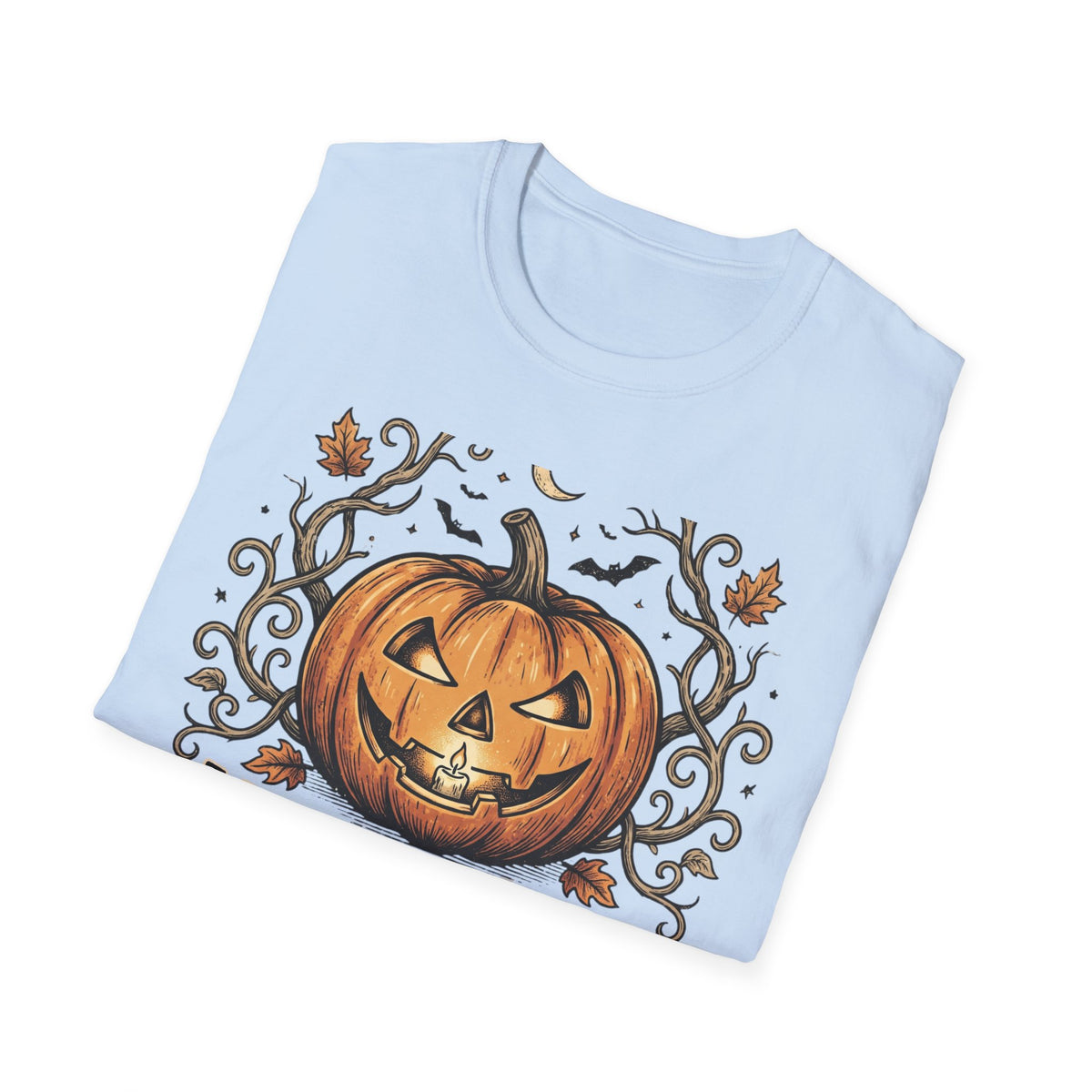 Halloween Pumpkin T-Shirt — Haunted Harvest "Halloween Nights" Graphic Tee