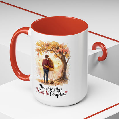 You Are My Favorite Chapter Romantic Autumn Coffee Mug