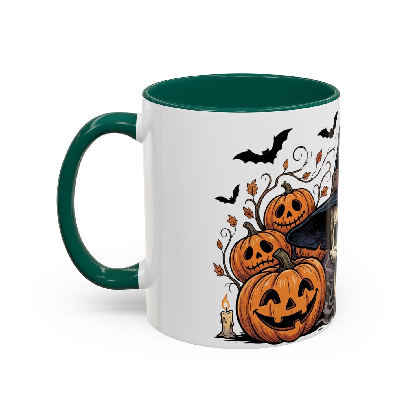 Halloween Skull & Jack-o'-Lantern Mug (11oz/15oz)