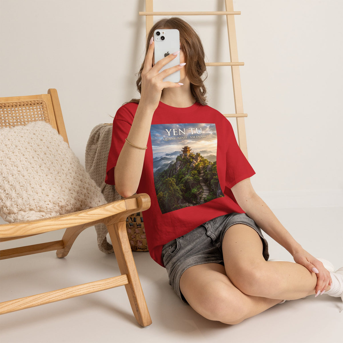 Yen Tu Mountain Scenic Tee – 'YEN TU: Listen to the Silence' Travel Photography T-Shirt