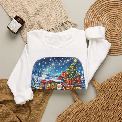 Christmas Express Crewneck Sweatshirt — All Aboard the Christmas Express Holiday Sweatshirt