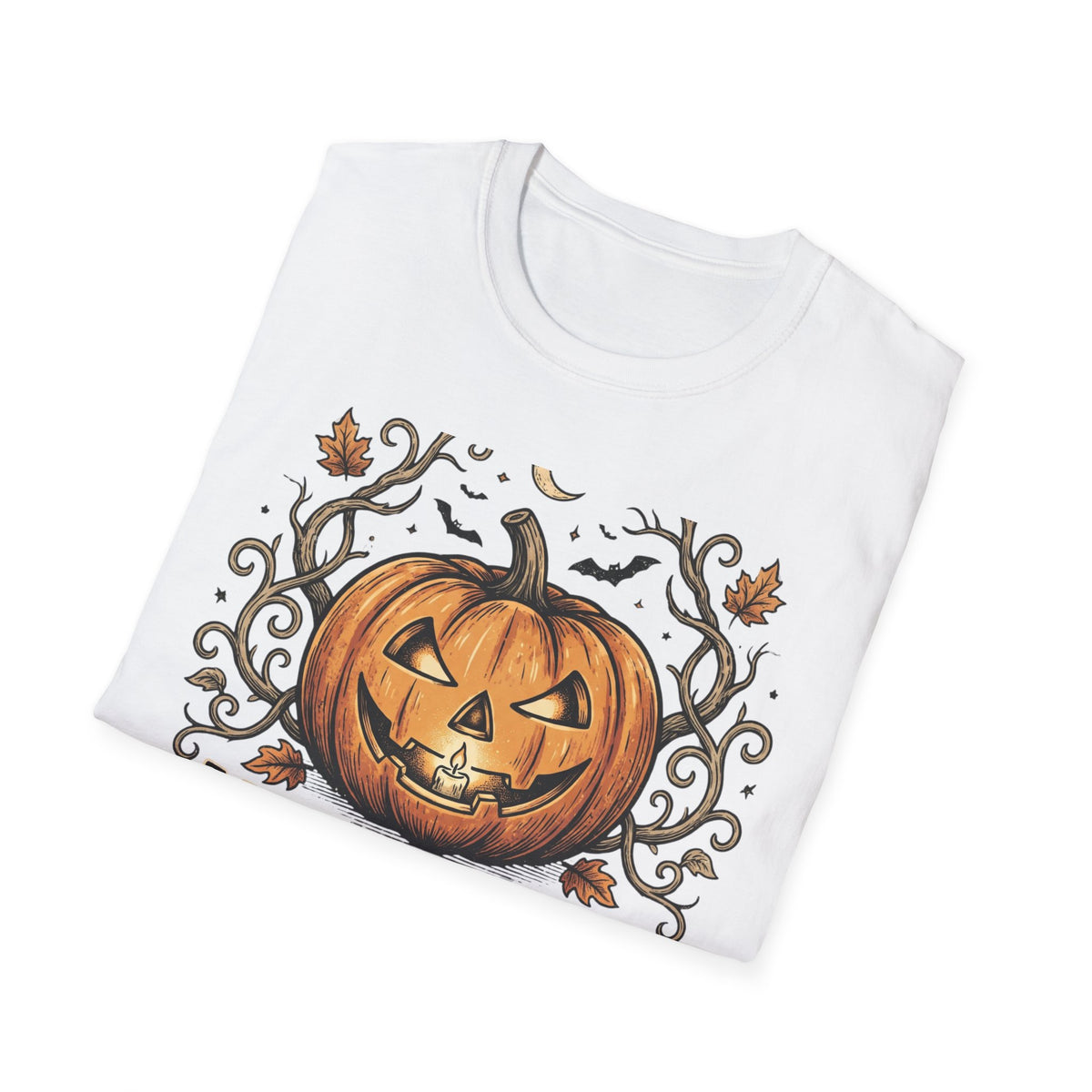 Halloween Pumpkin T-Shirt — Haunted Harvest "Halloween Nights" Graphic Tee