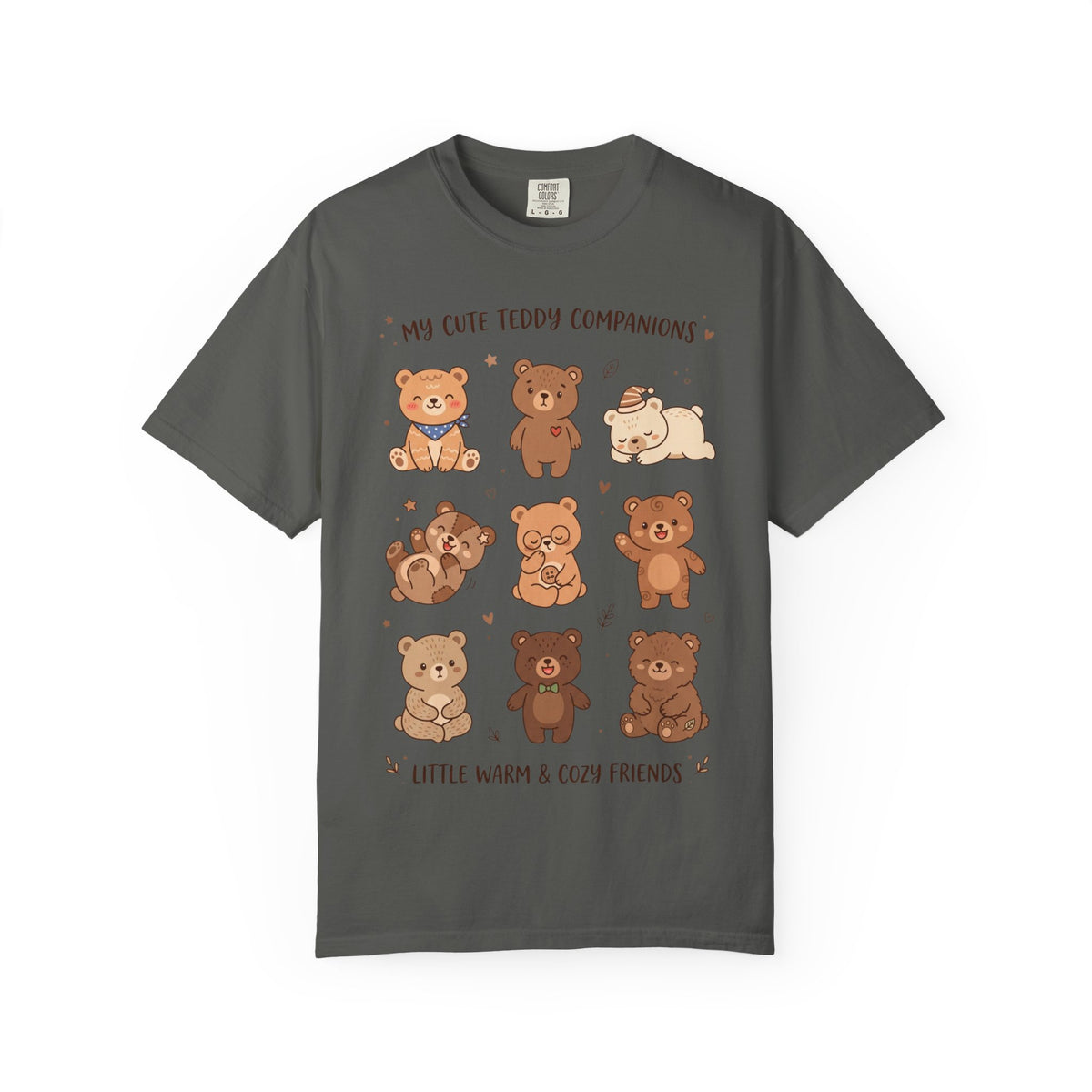 T-Shirt — Cute Teddy Companions Graphic Tee ("My Cute Teddy Companions — Little Warm & Cozy Friends")