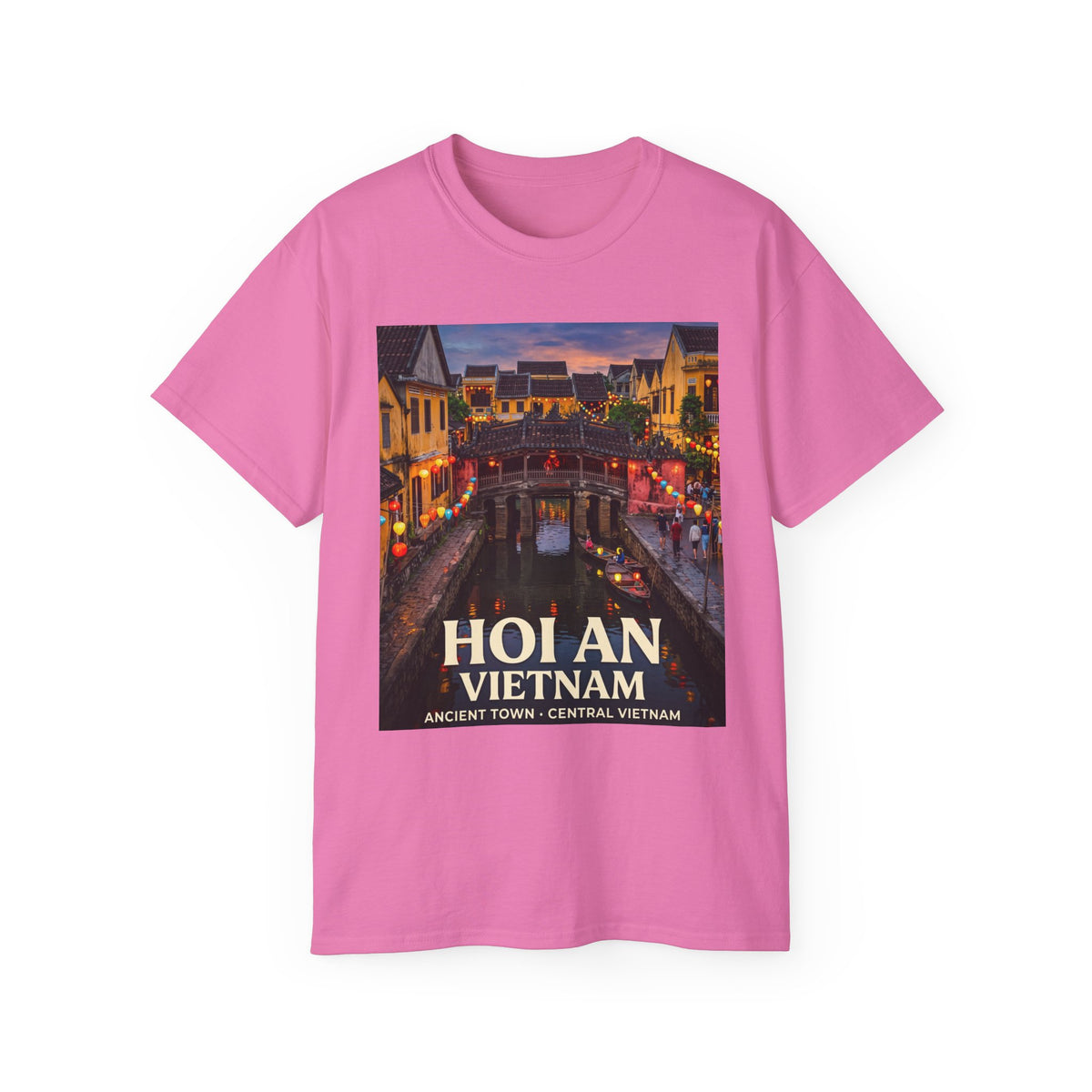 Hoi An Vietnam Travel T-Shirt — Ancient Town Night Scene Tee