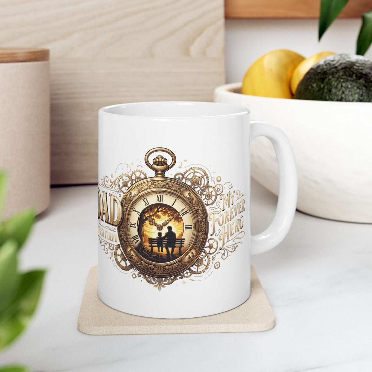 My Forever Hero Dad Ceramic Mug