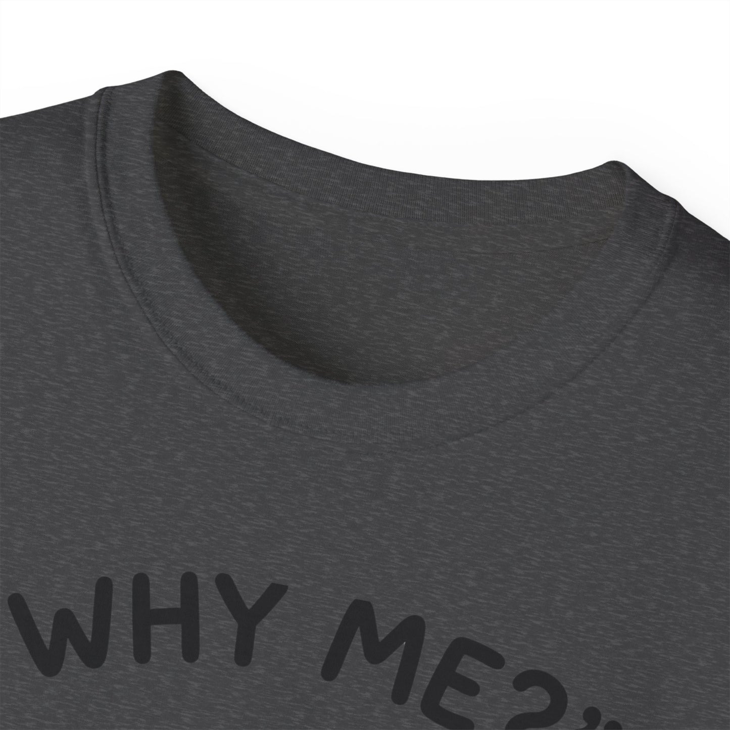 Sad Kawaii Cat Tee - "Why Me?" Cute Crying Kitten Graphic Shirt