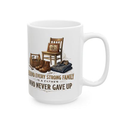Behind Every Strong Family Mug